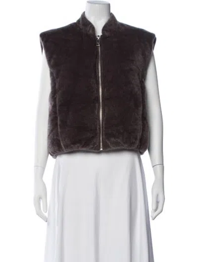 Pre-owned Apparis Vest W/ Tags In Brown