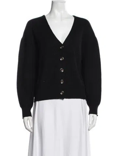 Pre-owned Apparis V-neck Sweater In Black