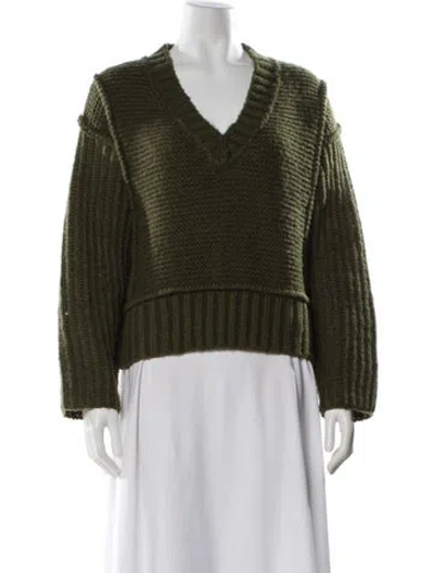 Pre-owned Apparis V-neck Sweater In Black