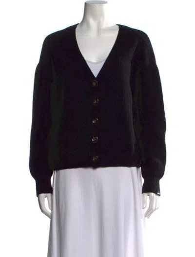 Pre-owned Apparis V-neck Sweater In Black