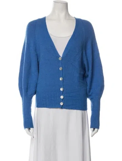 Pre-owned Apparis V-neck Sweater In Blue