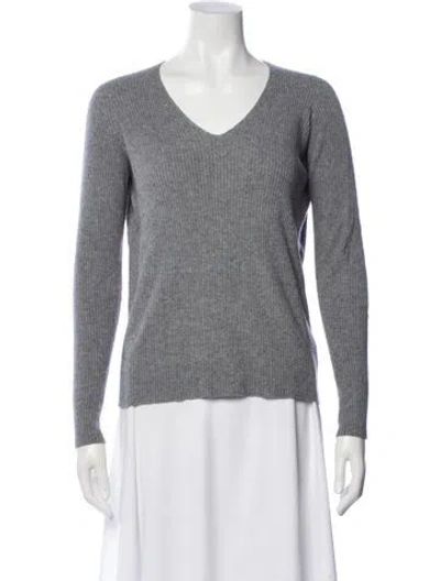 Pre-owned Apparis V-neck Sweater In Gray