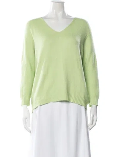 Pre-owned Apparis V-neck Sweater In Green