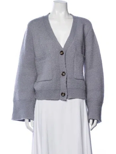 Pre-owned Apparis V-neck Sweater In Grey