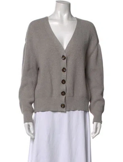 Pre-owned Apparis V-neck Sweater In Grey