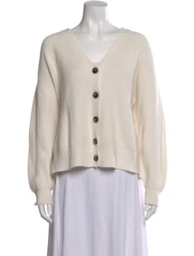 Pre-owned Apparis V-neck Sweater In Neutral