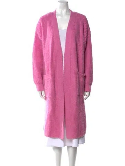 Pre-owned Apparis V-neck Sweater In Pink