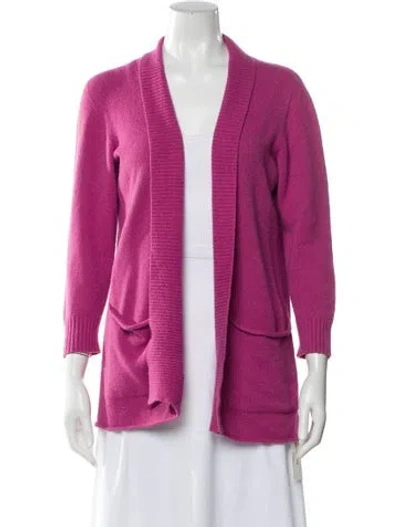 Pre-owned Apparis V-neck Sweater In Pink