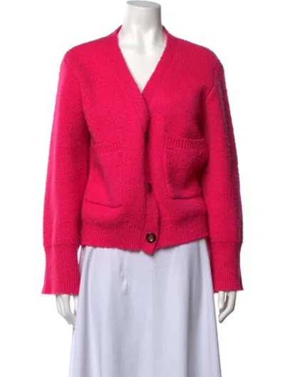 Pre-owned Apparis V-neck Sweater In Pink