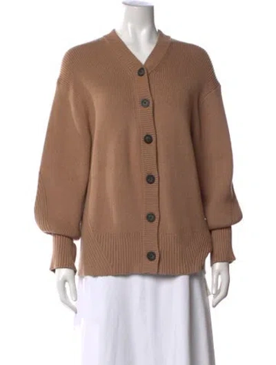 Pre-owned Apparis V-neck Sweater W/ Tags In Brown/neutrals
