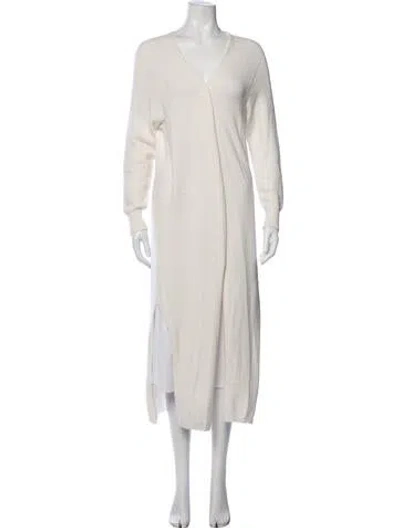 Pre-owned Apparis V-neck Sweater In White