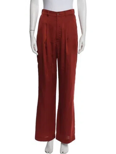Pre-owned Apparis Wide Leg Pants In Orange