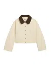 Apparis Ella Canvas Cropped Jacket