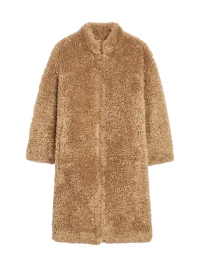 Apparis Women's Jude Bouclette Overcoat In Brown