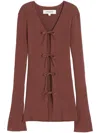 Apparis Wren Top In Brown