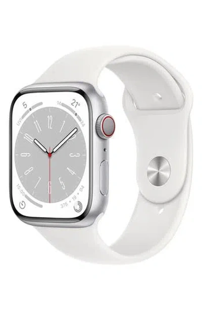 Apple 41mm Series 8 Gps + Cellular  Watch® In Silver