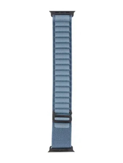 Pre-owned Apple Alpine Loop 49mm Watch Strap In Blue