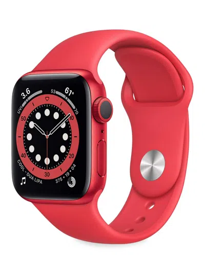 Apple Kids' Series 6 40 Mm Wifi Watch (refurbished) In Red