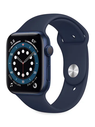 Apple Kids' Series 6 44 Mm Wifi Watch (refurbished) In Blue