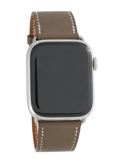 Pre-owned Apple X Hermes 45mm Series 9 Watch In Multi