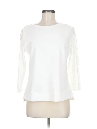 Pre-owned Appleseeds 3/4 Sleeve T-shirt In White