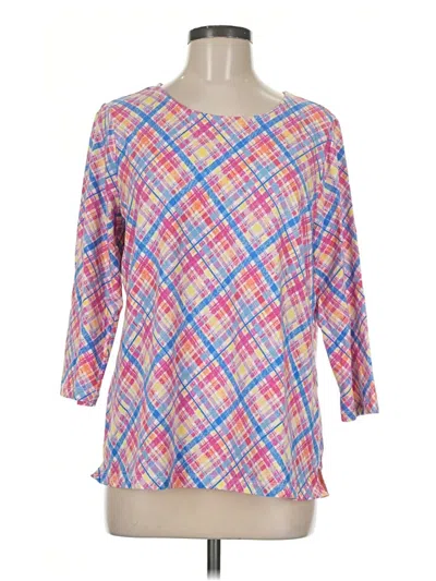 Pre-owned Appleseeds 3/4 Sleeve T-shirt In Pink