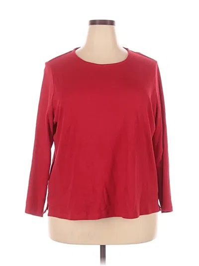 Pre-owned Appleseeds 3/4 Sleeve T-shirt In Red