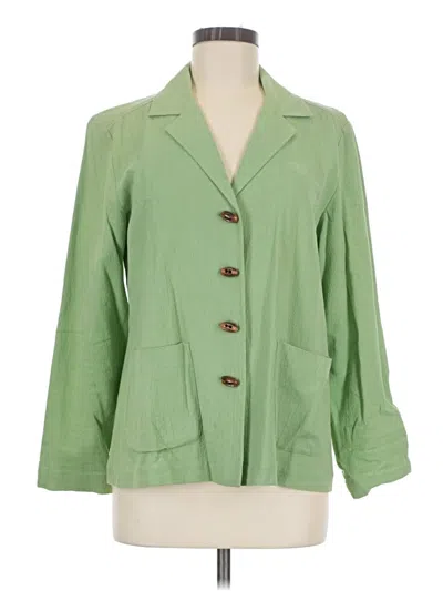 Pre-owned Appleseeds Blazer Jacket In Green