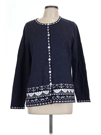 Pre-owned Appleseeds Cardigan Sweater In Blue