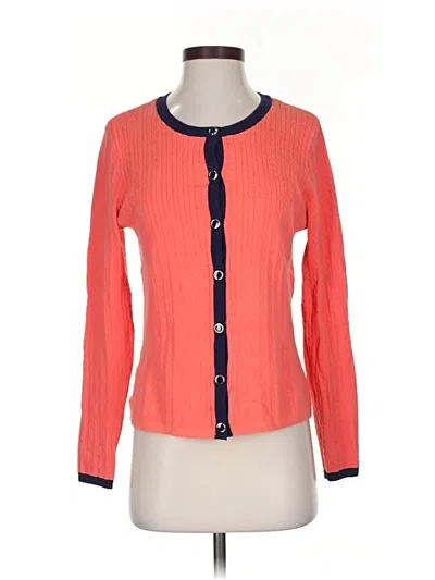Pre-owned Appleseeds Cardigan Sweater In Orange