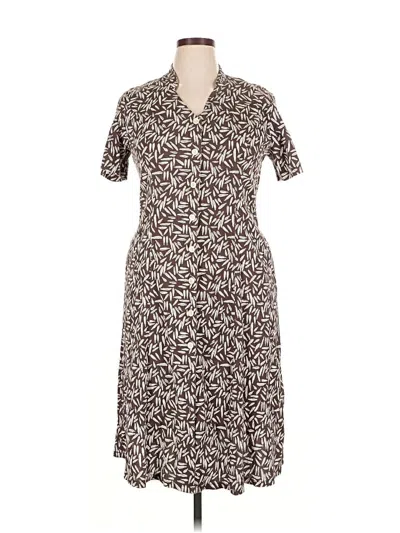 Pre-owned Appleseeds Casual Dress In Brown