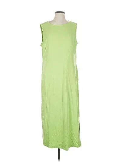 Pre-owned Appleseeds Casual Dress In Green