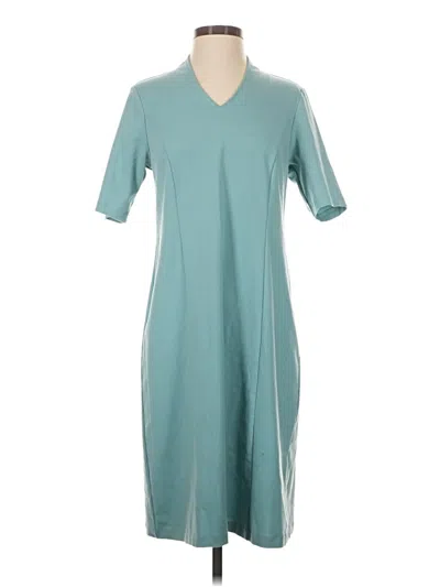 Pre-owned Appleseeds Casual Dress In Teal