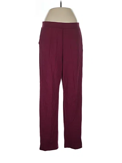 Pre-owned Appleseeds Casual Pants In Burgundy