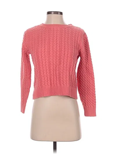 Pre-owned Appleseeds Pullover Sweater In Pink