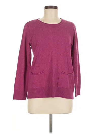 Pre-owned Appleseeds Pullover Sweater In Purple