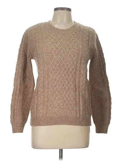 Pre-owned Appleseeds Pullover Sweater In Tan