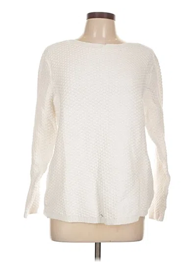Pre-owned Appleseeds Pullover Sweater In White