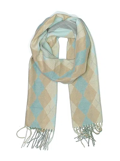 Pre-owned Appleseeds Scarf In Teal
