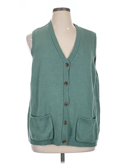 Pre-owned Appleseeds Sweater Vest In Blue