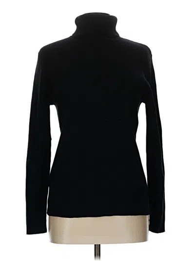 Pre-owned Appleseeds Turtleneck Sweater In Black