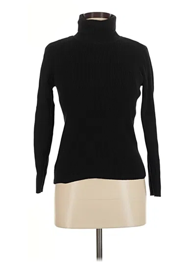 Pre-owned Appleseeds Turtleneck Sweater In Black