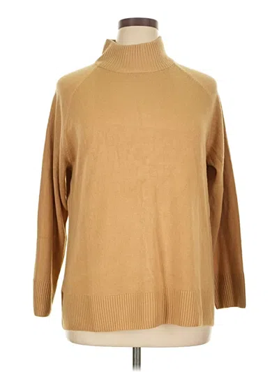 Pre-owned Appleseeds Turtleneck Sweater In Brown