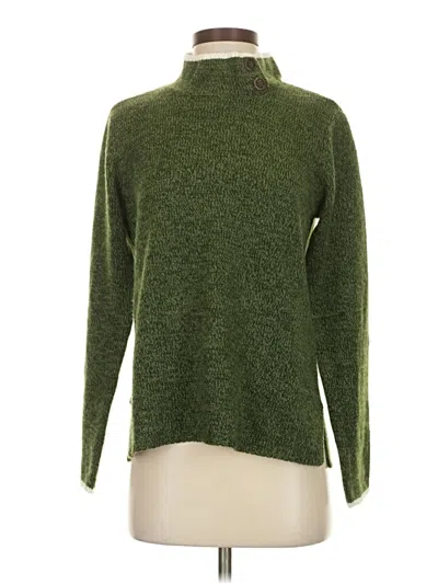 Pre-owned Appleseeds Turtleneck Sweater In Green