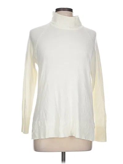 Pre-owned Appleseeds Turtleneck Sweater In Ivory