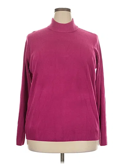 Pre-owned Appleseeds Turtleneck Sweater In Pink