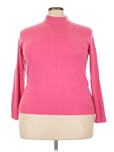 Pre-owned Appleseeds Turtleneck Sweater In Pink
