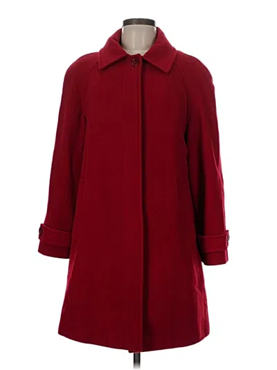 Pre-owned Appleseeds Wool Coat In Red