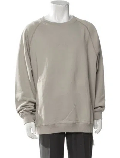 Pre-owned Applied Art Forms Crew Neck Long Sleeve Sweatshirt In Grey