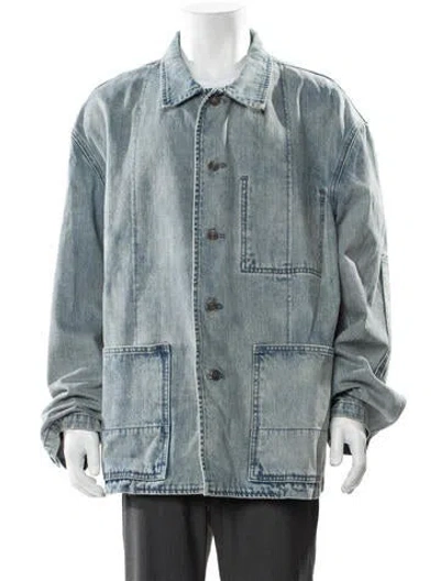 Pre-owned Applied Art Forms Denim Jacket W/ Tags In Blue